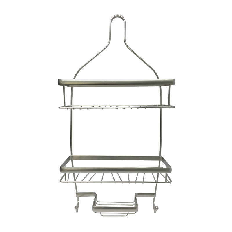 LA FONZA SHOWER CADDY SCLF0120-BR13707B SATIN NICKEL STEEL 2 LA FONZA SHOWER CADDY SCLF0120-BR13707B SATIN NICKEL STEEL 2